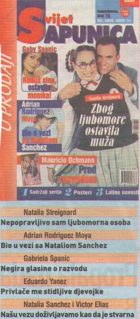 naslovnica magazina SVIJET SAPUNICA